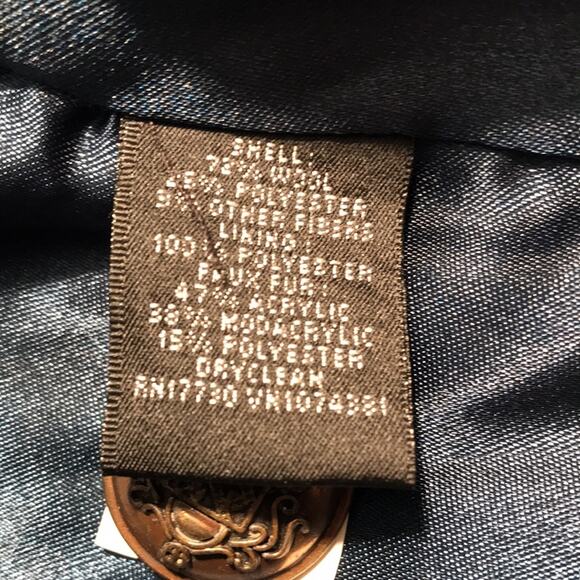 Mossimo Blue Green Wool Blend Jacket. XXL - Picture 4 of 4